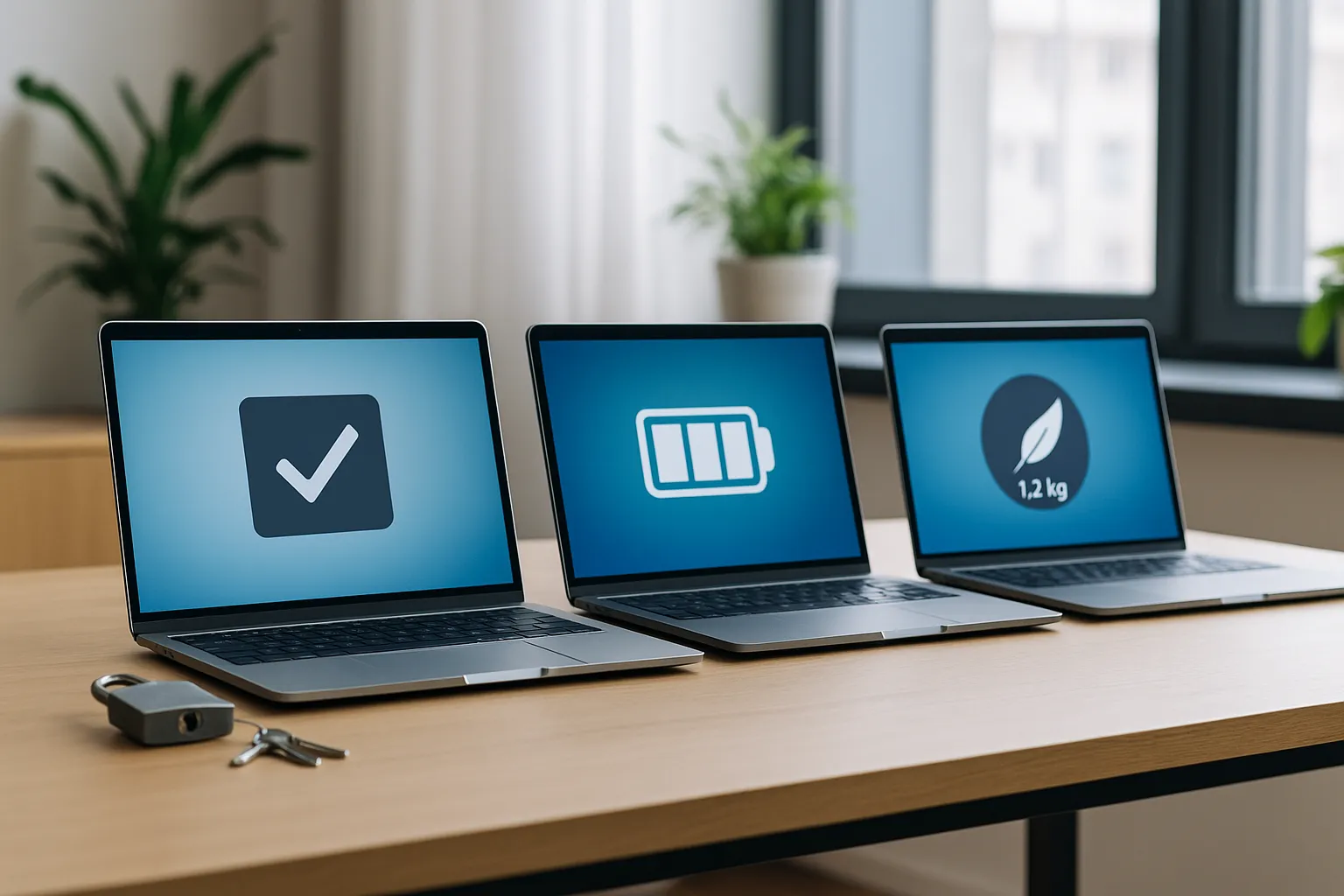 Laptop su una scrivania